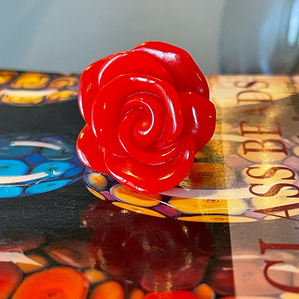 Extremely unique Rose Ring Beauty & Beast Disney